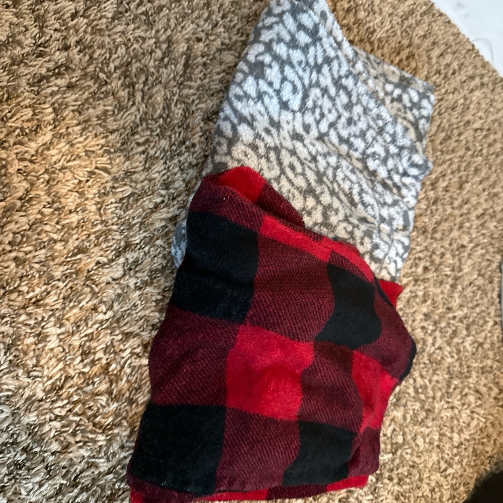 Plaid and Leopard Kids Bottoms